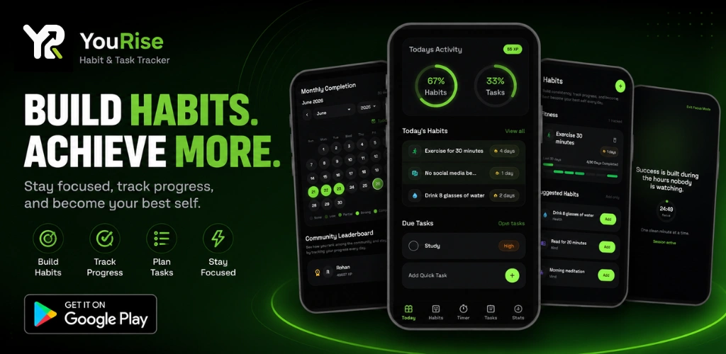 YouRise app poster